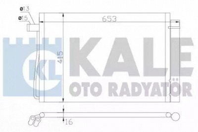 KALE OTO RADYATOR 343060 -  Конденсатор, кондиционер